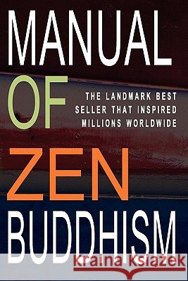 Manual of Zen Buddhism
