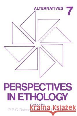 Perspectives in Ethology: Volume 7 Alternatives