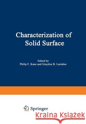 Characterization of Solid Surfaces