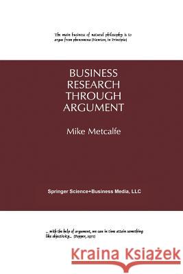 Business Research Through Argument