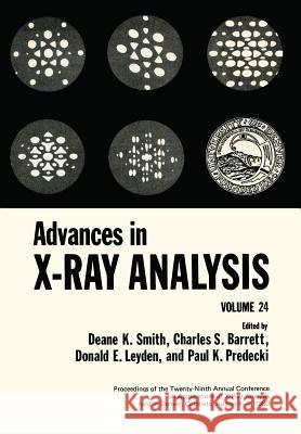 Advances in X-Ray Analysis: Volume 24