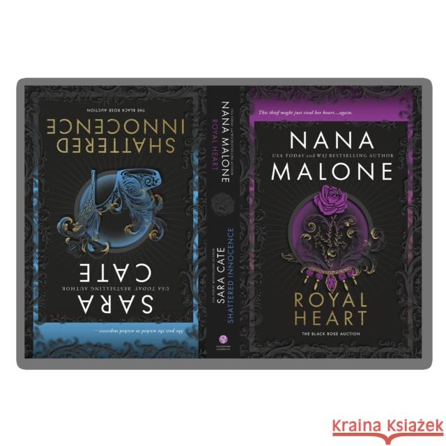 Shattered Innocence & Royal Heart: Books 5 & 6 in the Dark Romance Fairy Tale Retelling Series (Black Rose Auction Book 5 & 6)