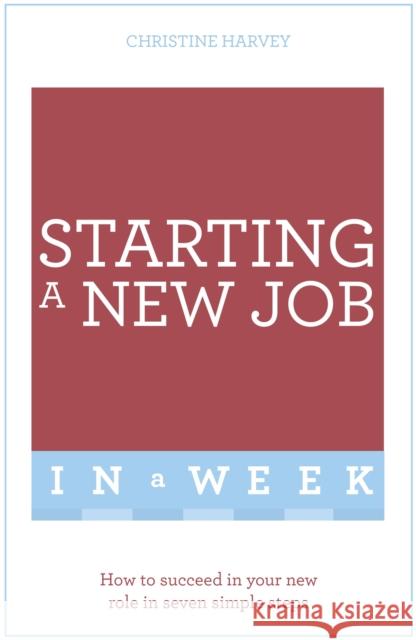 Start Your New Job in a Week
