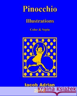 Pinocchio Illustrations Color & Sepia