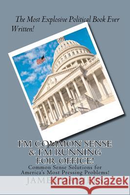 I'm Common Sense & I'm Running for Office!: Common Sense Solutions for America's Most Pressing Problems!