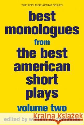 Best Monologues from the Best American Short Plays