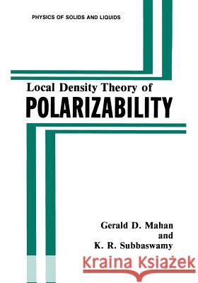 Local Density Theory of Polarizability