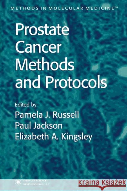 Prostate Cancer Methods and Protocols