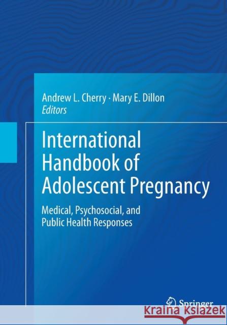 International Handbook of Adolescent Pregnancy: Medical, Psychosocial, and Public Health Responses