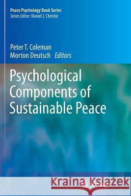 Psychological Components of Sustainable Peace