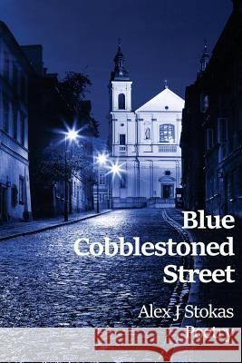 Blue Cobblestoned Street