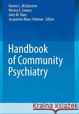 Handbook of Community Psychiatry