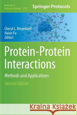 Protein-Protein Interactions: Methods and Applications