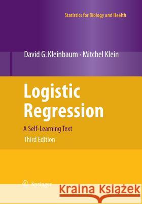 Logistic Regression: A Self-Learning Text