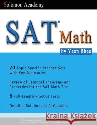 SAT Math: Solomon Academy's SAT Math Book