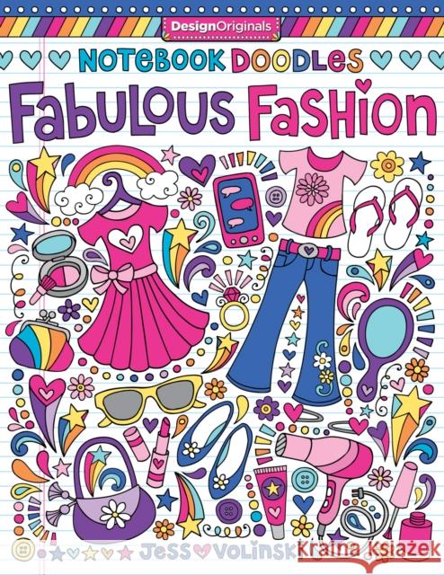 Notebook Doodles Fabulous Fashion: Coloring & Activity Book