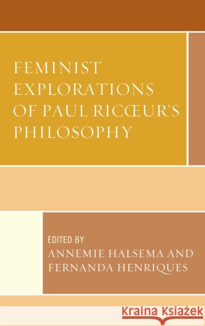 Feminist Explorations of Paul Ricoeur's Philosophy