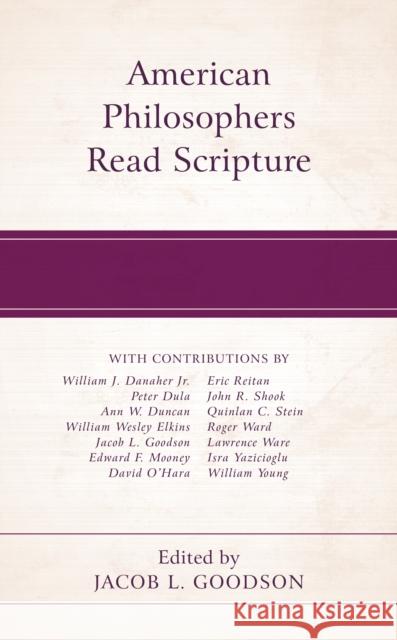 American Philosophers Read Scripture