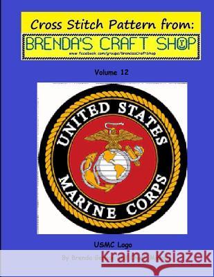 USMC LOGO - Cross Stitch Pattern: from Brenda's Craft Shop - Volume 12