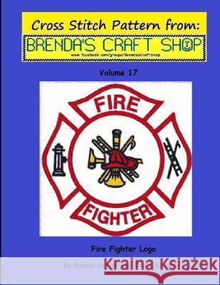 Fire Fighter Logo - Cross Stitch Pattern from Brenda's Craft Shop - Volume 17: Cross Stitch Pattern from Brenda's Craft Shop