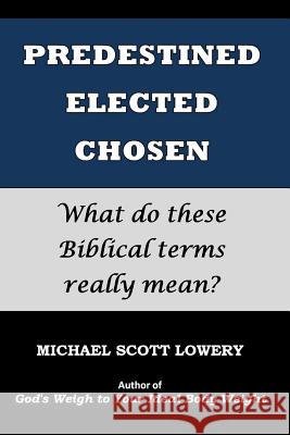 Predestined - Elected - Chosen: What do these Biblical terms really mean?
