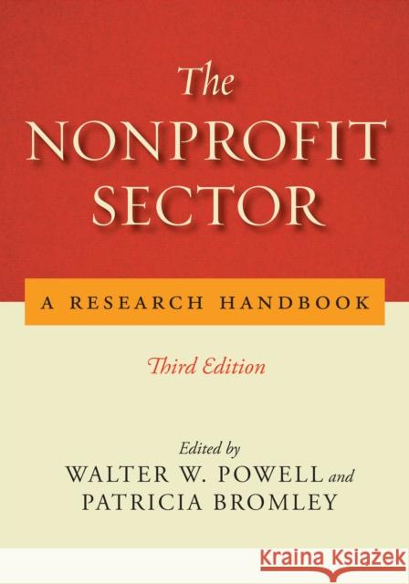 The Nonprofit Sector: A Research Handbook, Third Edition