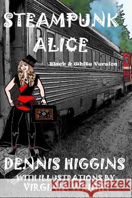 Steampunk Alice B&W: The Black & White Version