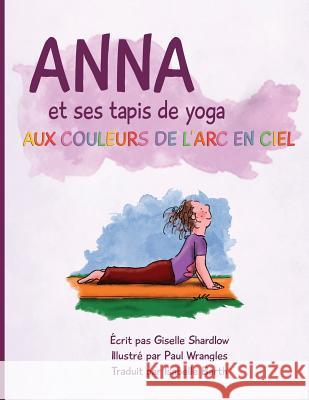 Anna et ses tapis de yoga aux couleurs de l'Arc en ciel