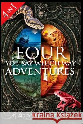 Four You Say Which Way Adventures: Pirate Island, In the Magician's House, Lost in Lion Country, Once Upon an Island