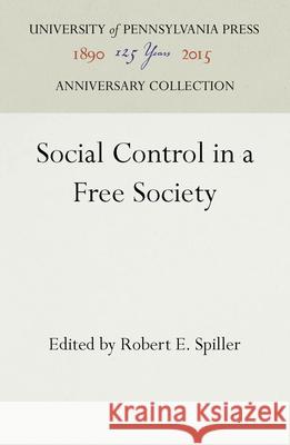 Social Control in a Free Society