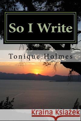 So I Write