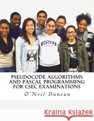 Pseudocode Algorithms and Pascal Programming for CSEC Examinations