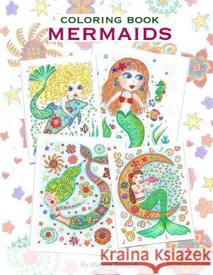 Mermaids coloring book