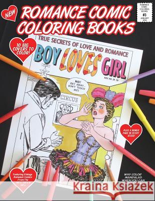 Romance Comic Coloring Books #3