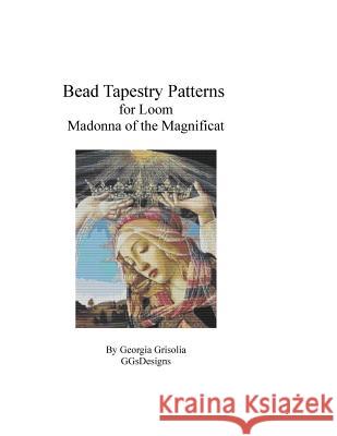 Bead Tapestry Patterns for Loom Madonna of The Magnificat by Botticelli