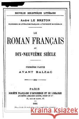 Le Roman français au dix-neuvième siècle