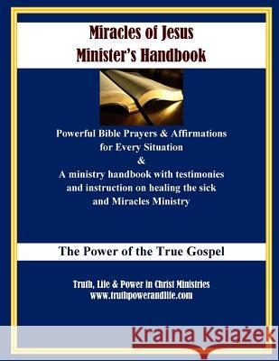 Miracles of Jesus Minister's Handbook - in Large Print: B & W Large Print Edition