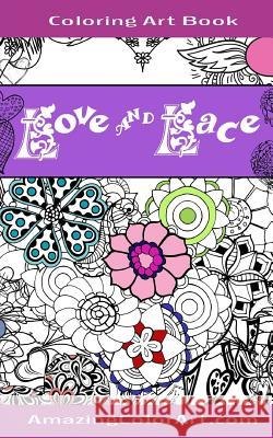 Love and Lace Coloring Art Book - Pocket Size: By Amazing Color Art