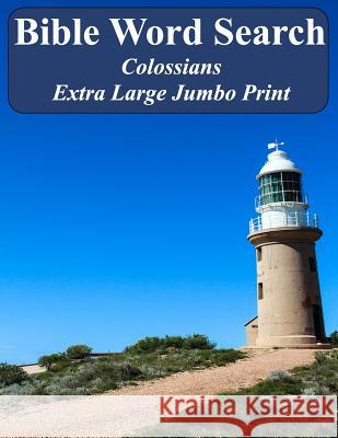 Bible Word Search Colossians: King James Version Extra Large Jumbo Print