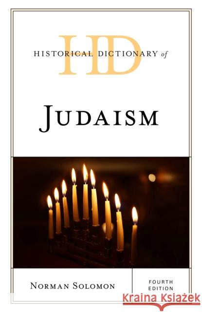 Historical Dictionary of Judaism