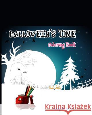 Halloween's time: coloring for relax