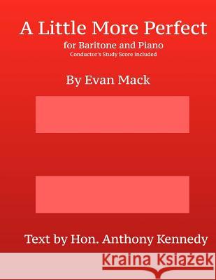 A Little More Perfect: Piano-Vocal and Conductor's Score