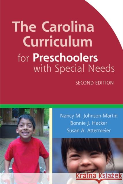 The Carolina Curriculum for Preschoolers with Special Needs