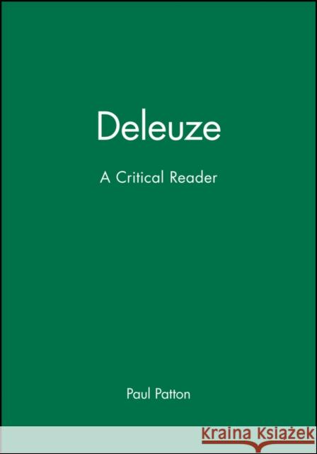 Deleuze A Critical Reader