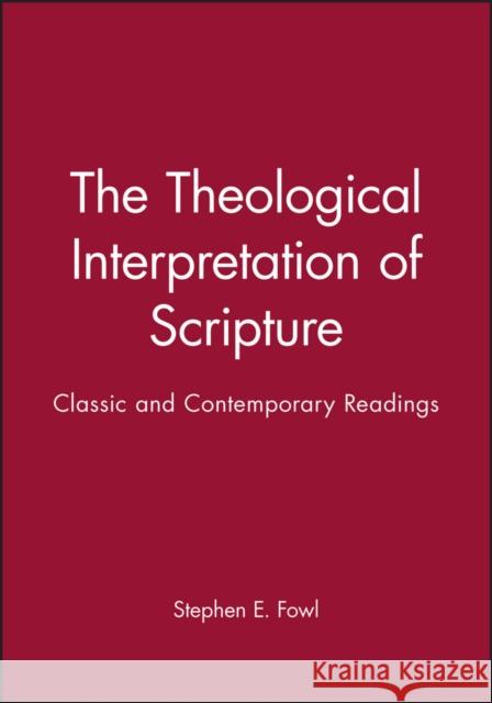 Theological Interpretation of Scripture