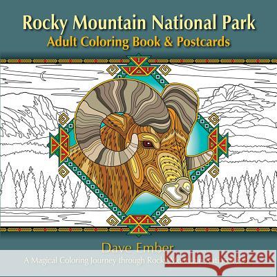 Rocky Mountain National Park Adult Coloring Book & Postcards: A Magical Coloring Journey Through Rocky Mountain National Park