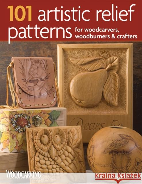 101 Artistic Relief Patterns for Woodcarvers, Woodburners & Crafters
