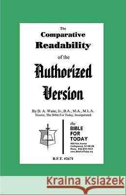 The Comparative Readability of the Authorized Version