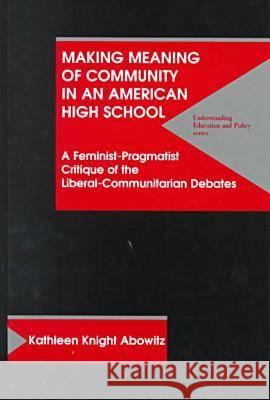 Making Meaning of Community in an American High School