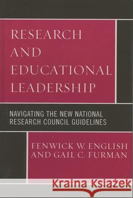 Research and Educational Leadership: Navigating the New National Research Council Guidelines